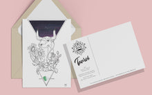 Load image into Gallery viewer, Taurus Postcard - Birthday Card